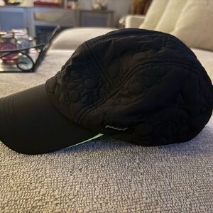 Black Quilted Cap by Ferragamo